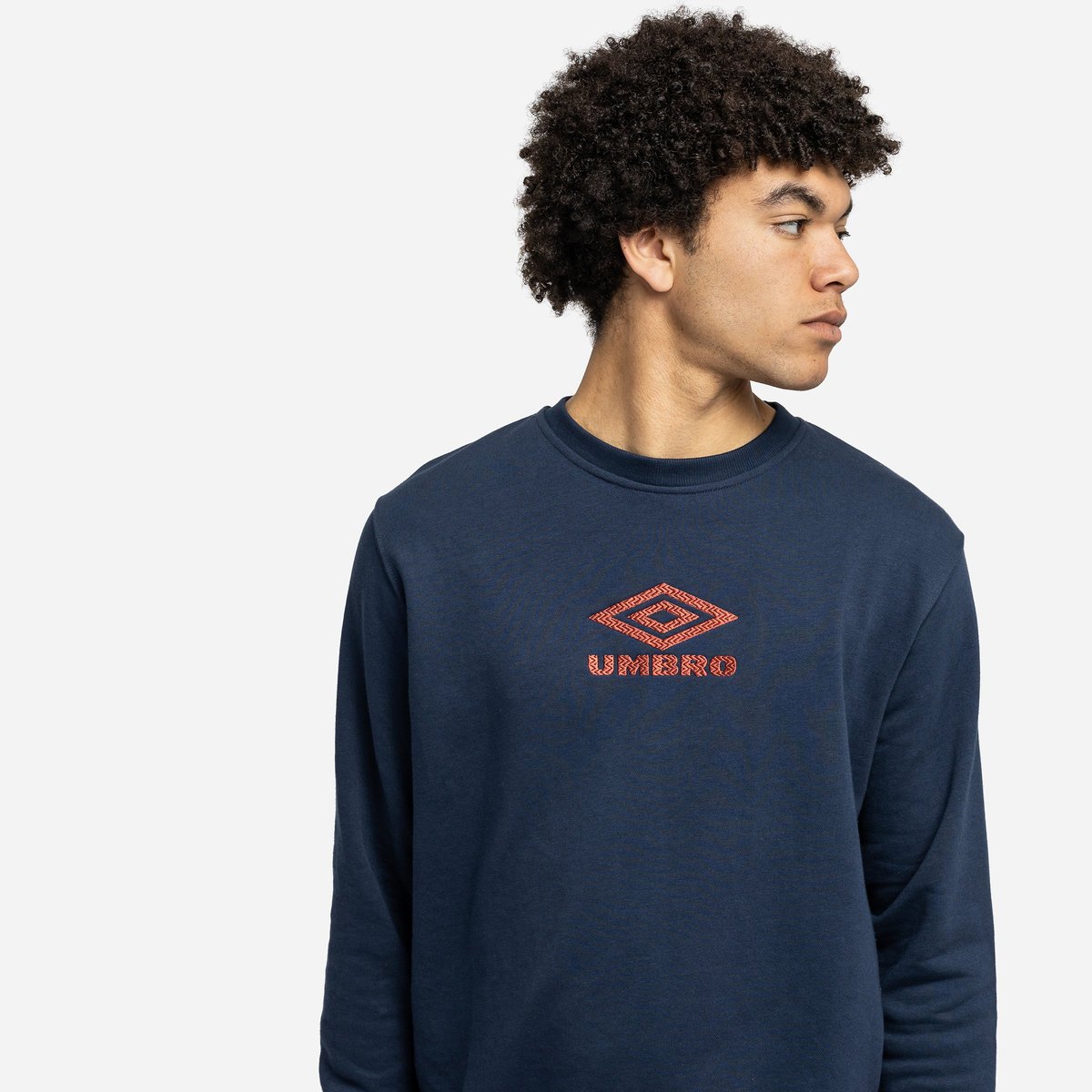 Indigo Men's Umbro Diamond Sweat Sweaters | CA-41906