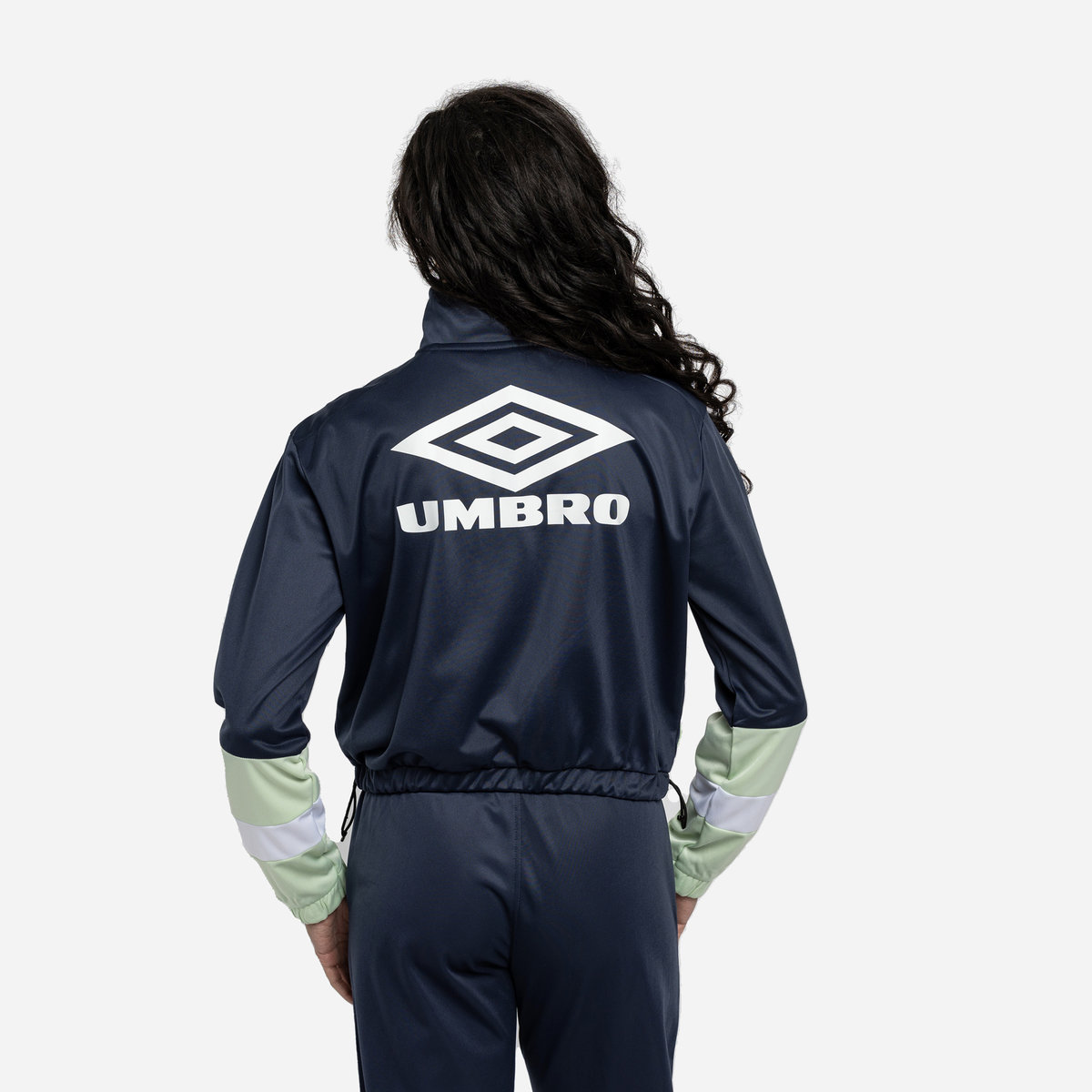 Indigo / White Women's Umbro Diamond Style Alliance Poly Tracksuit Tracksuits | CA-41303