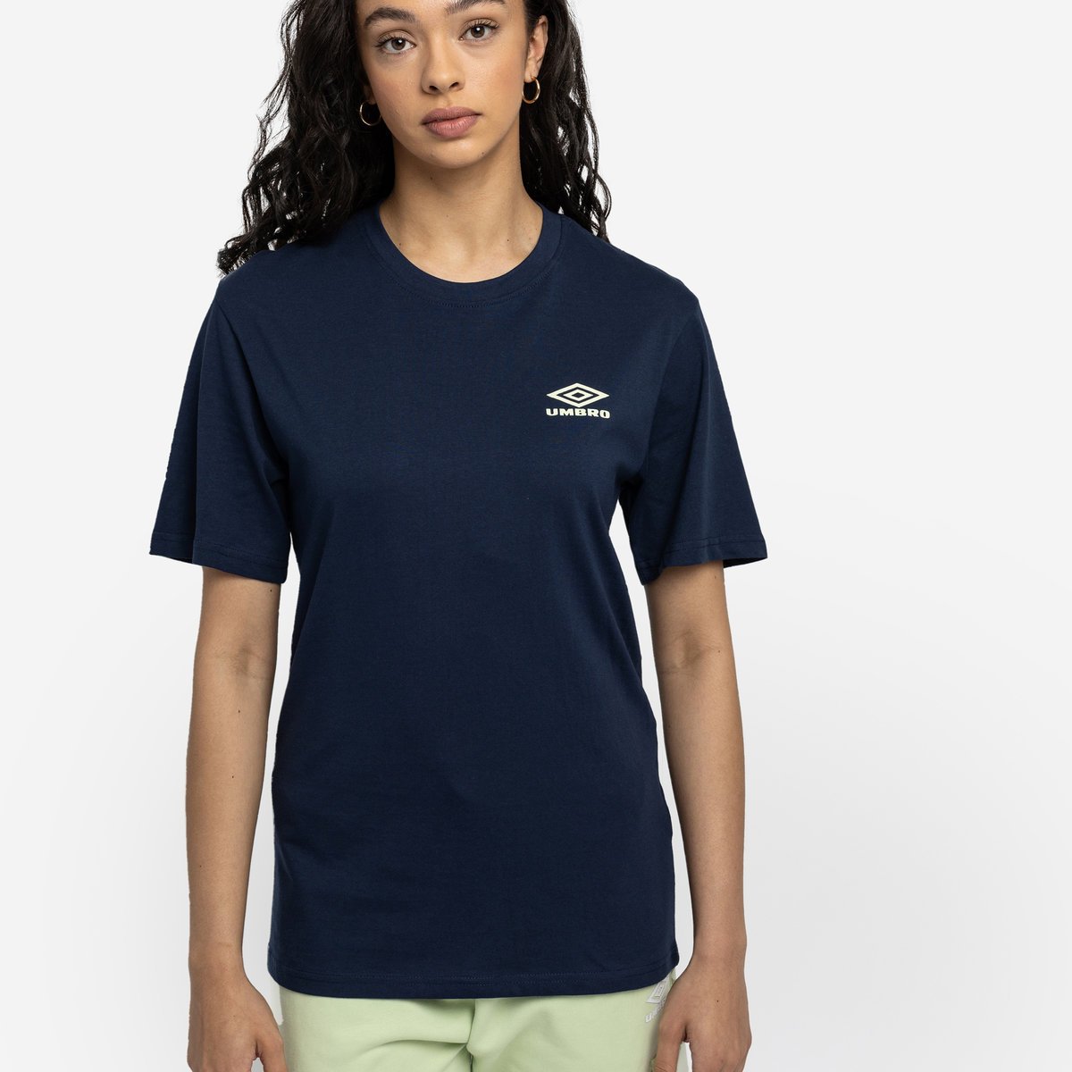 Indigo Women's Umbro Diamond Boyfriend Tee T Shirts | CA-80226