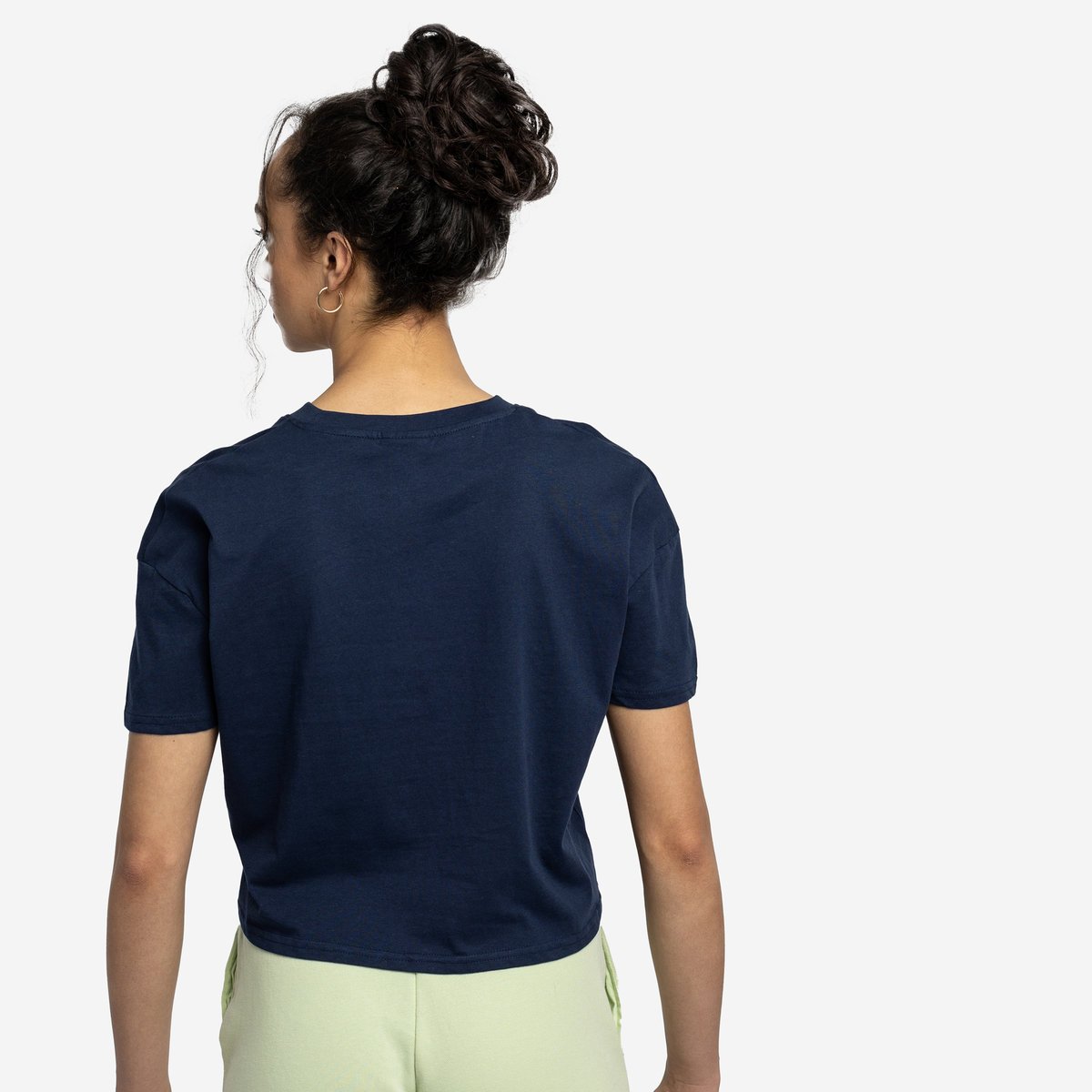 Indigo Women's Umbro Diamond Crop Tee Crop Tops | CA-28567