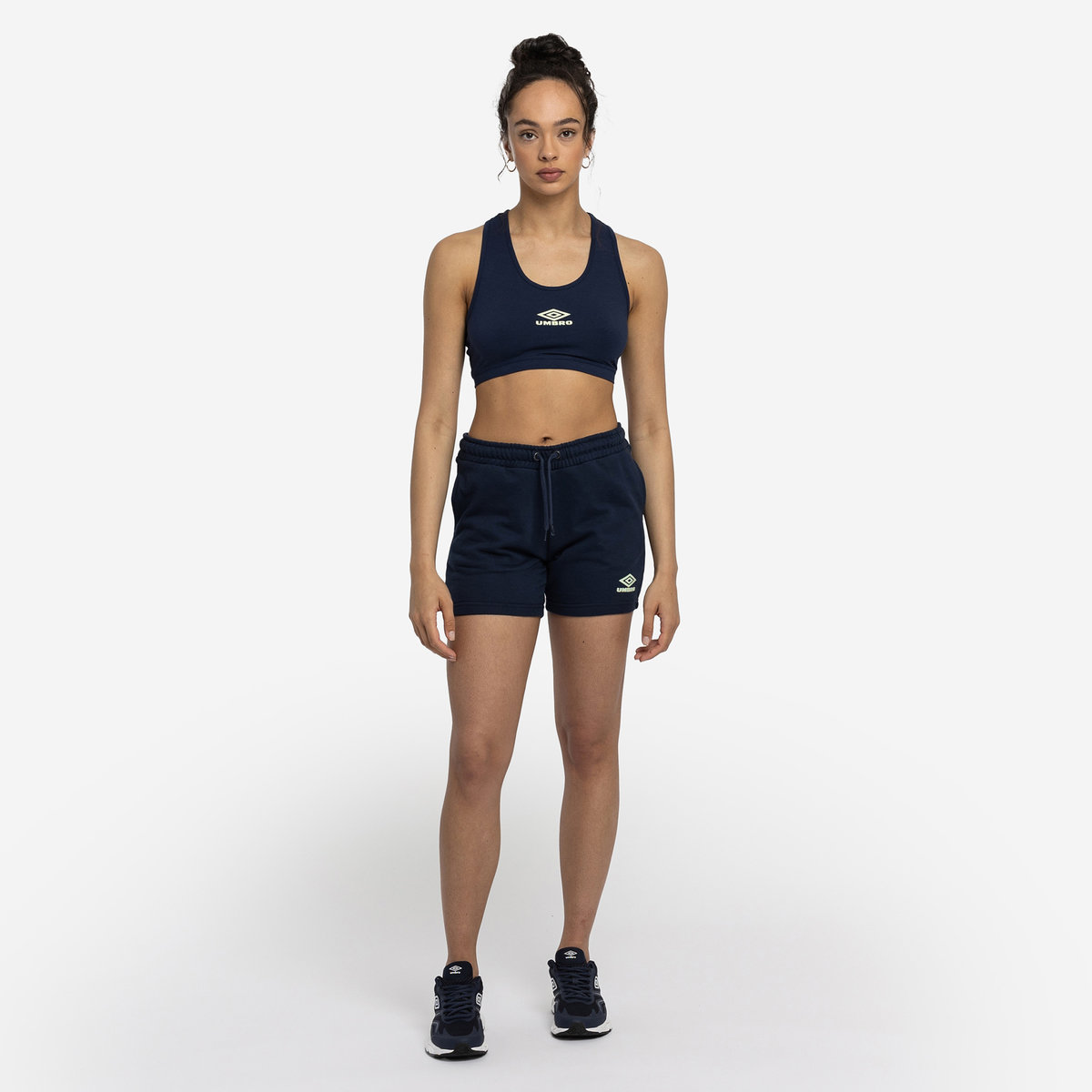 Indigo Women's Umbro Diamond Jog Short Shorts | CA-60762