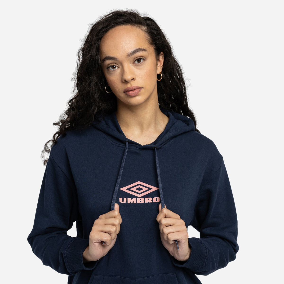 Indigo Women's Umbro Diamond Oh Hood Hoodies | CA-01167