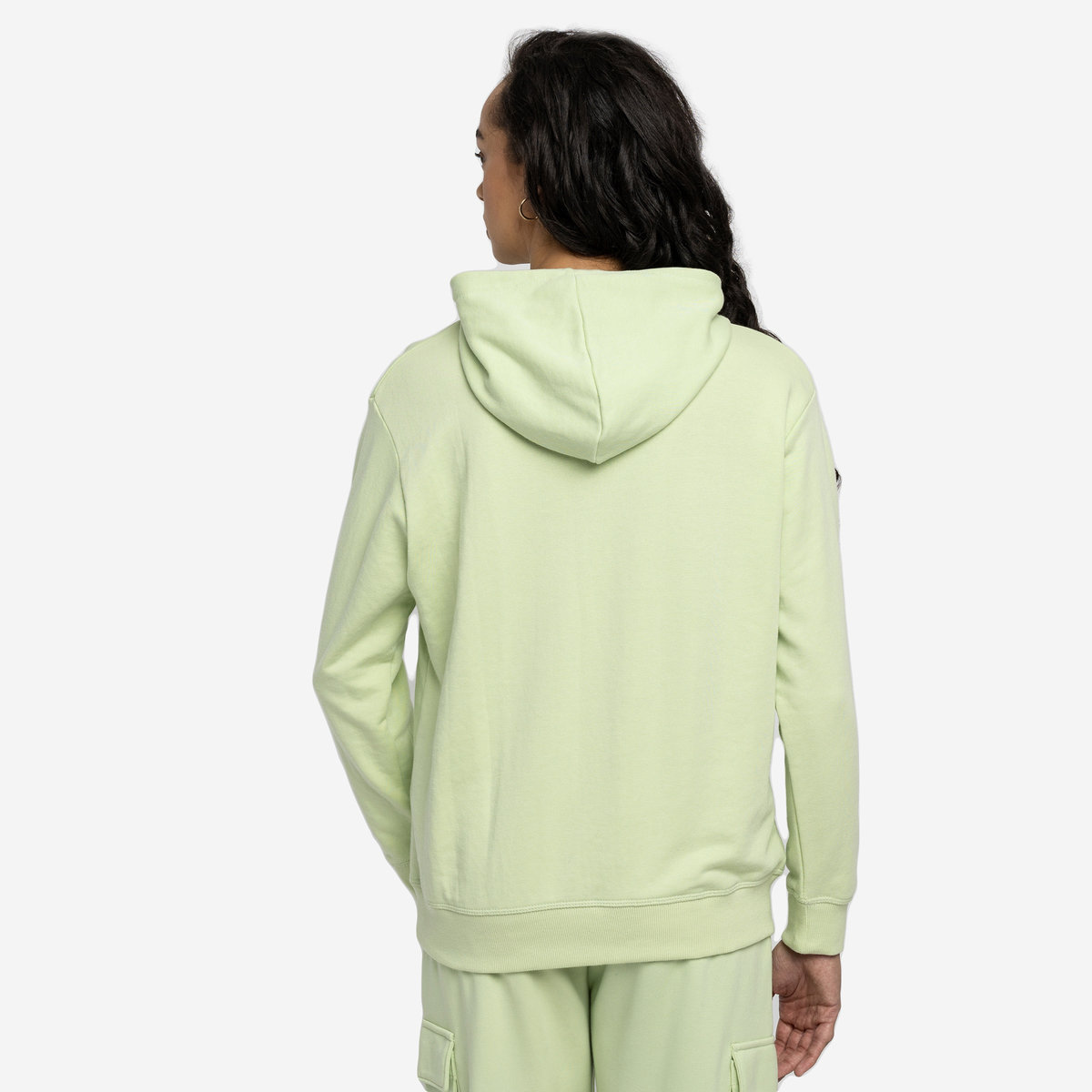 Light Green / White Women's Umbro Diamond Oh Hood Hoodies | CA-36953