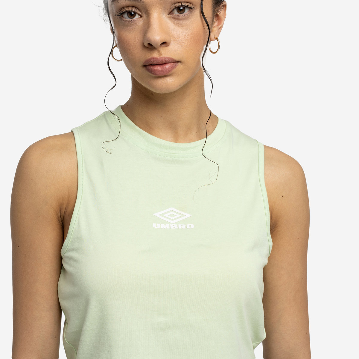 Light Green / White Women's Umbro Diamond Racer Vest Vests | CA-69996