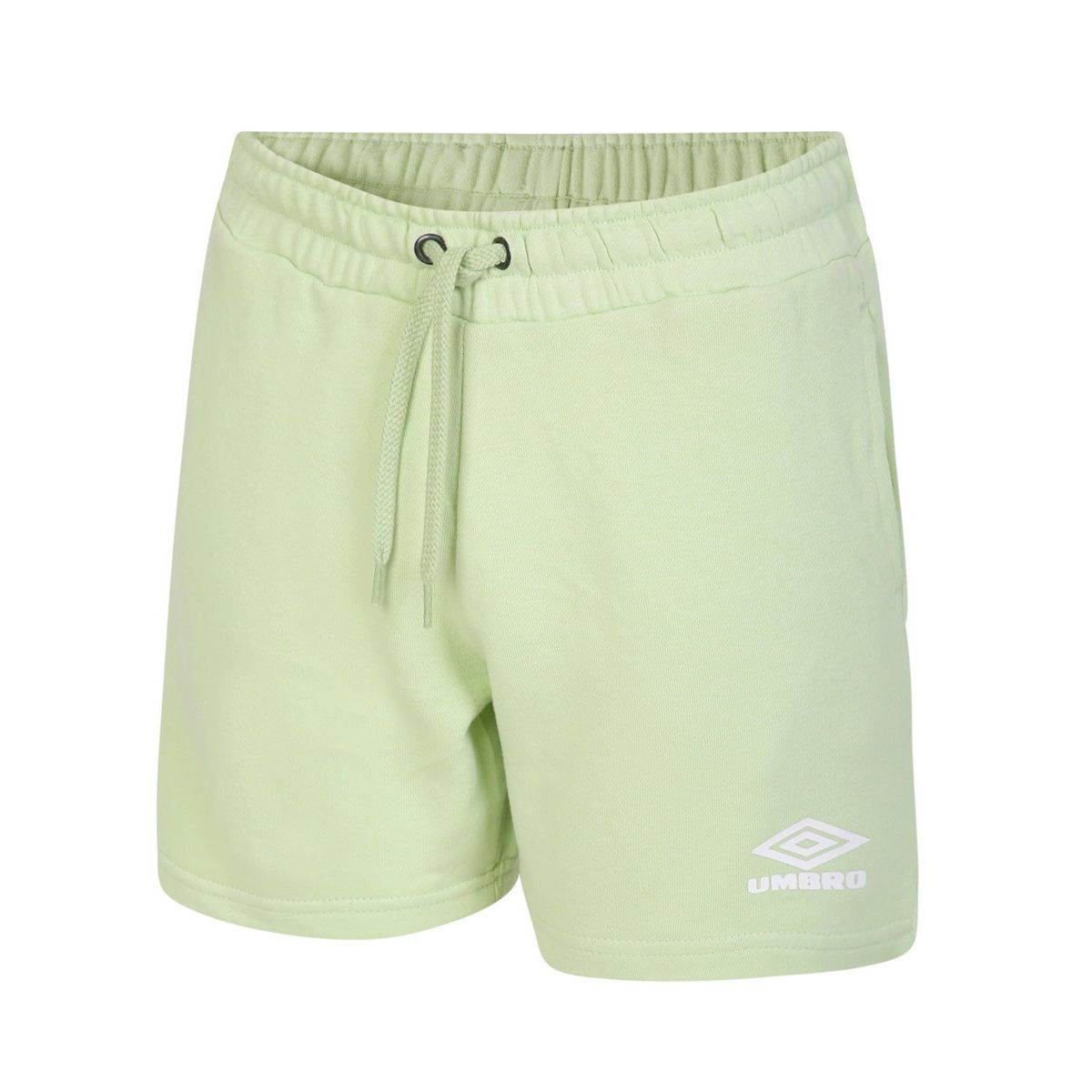 Light Green / White Women's Umbro Diamond Jog Short Shorts | CA-81295