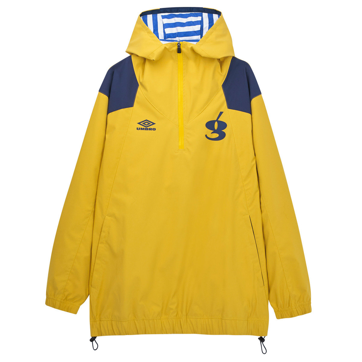 Mustard / Blue Men\'s Umbro Gio Goi Nautical Smock Sweaters | CA-91868