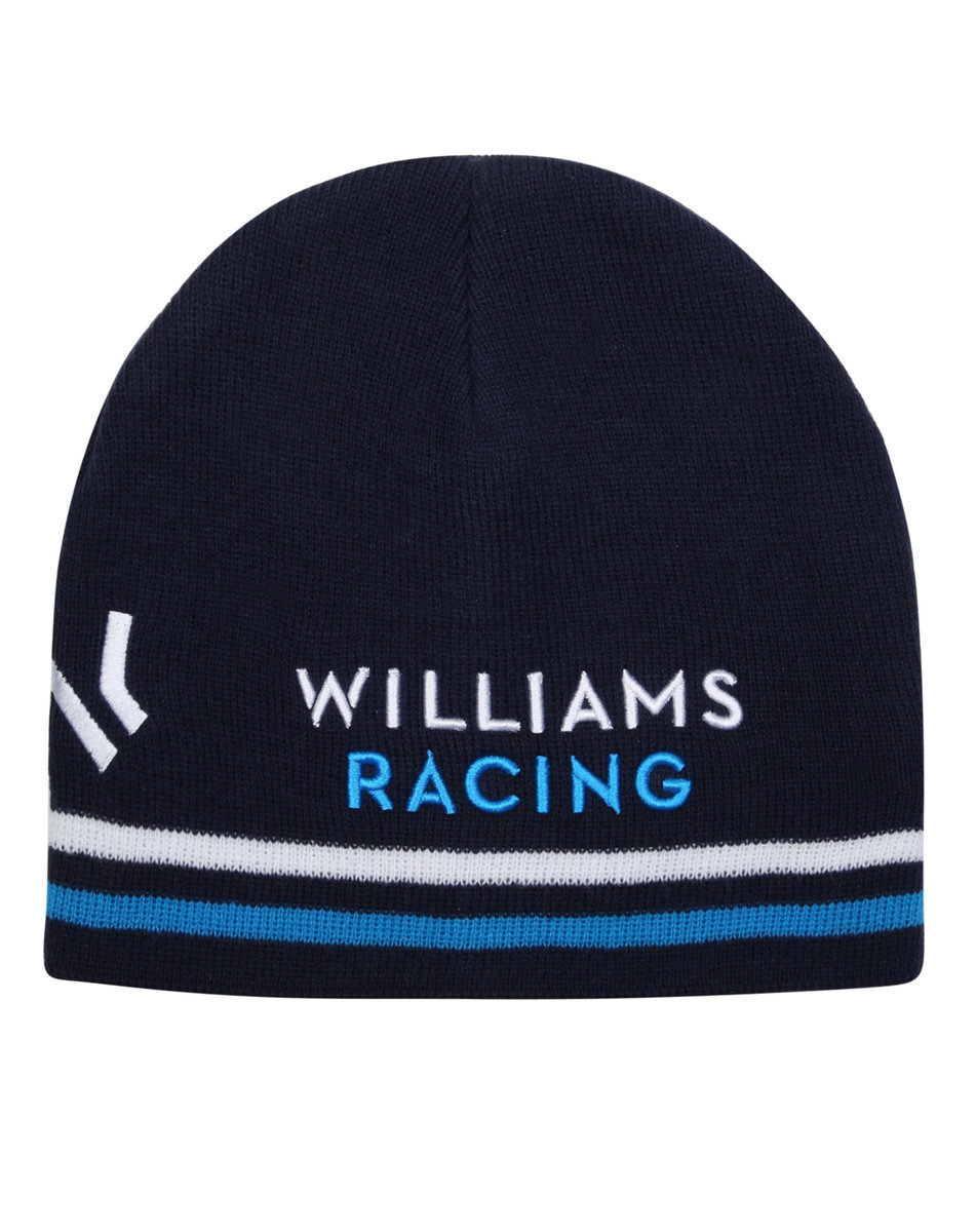 Navy / Blue Umbro Football Williams Latifi Striped Beanie Hats | CA-32534