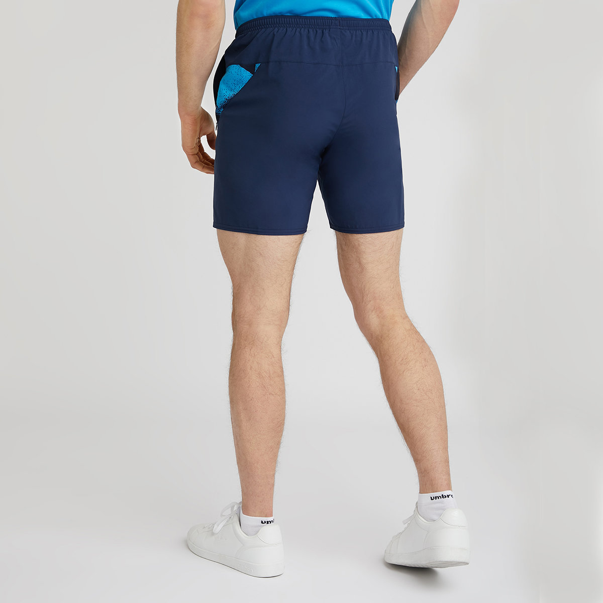 Navy / Blue Umbro Teamwear - Umbro Williams Racing Football '22 Woven Short Shorts | CA-25069