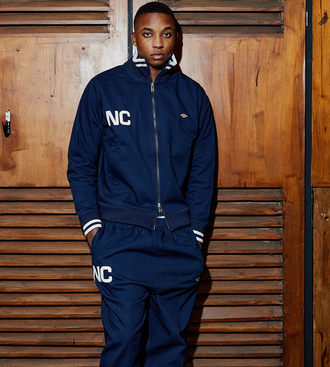 Navy Men's Umbro Nigel Cabourn Zip Through Tracktop Jackets | CA-72237