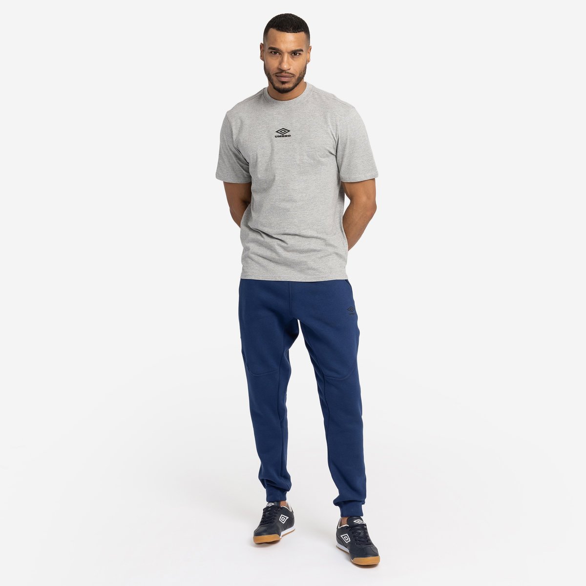 Navy Men's Umbro Pro Fleece Elite Pant Trousers | CA-90186