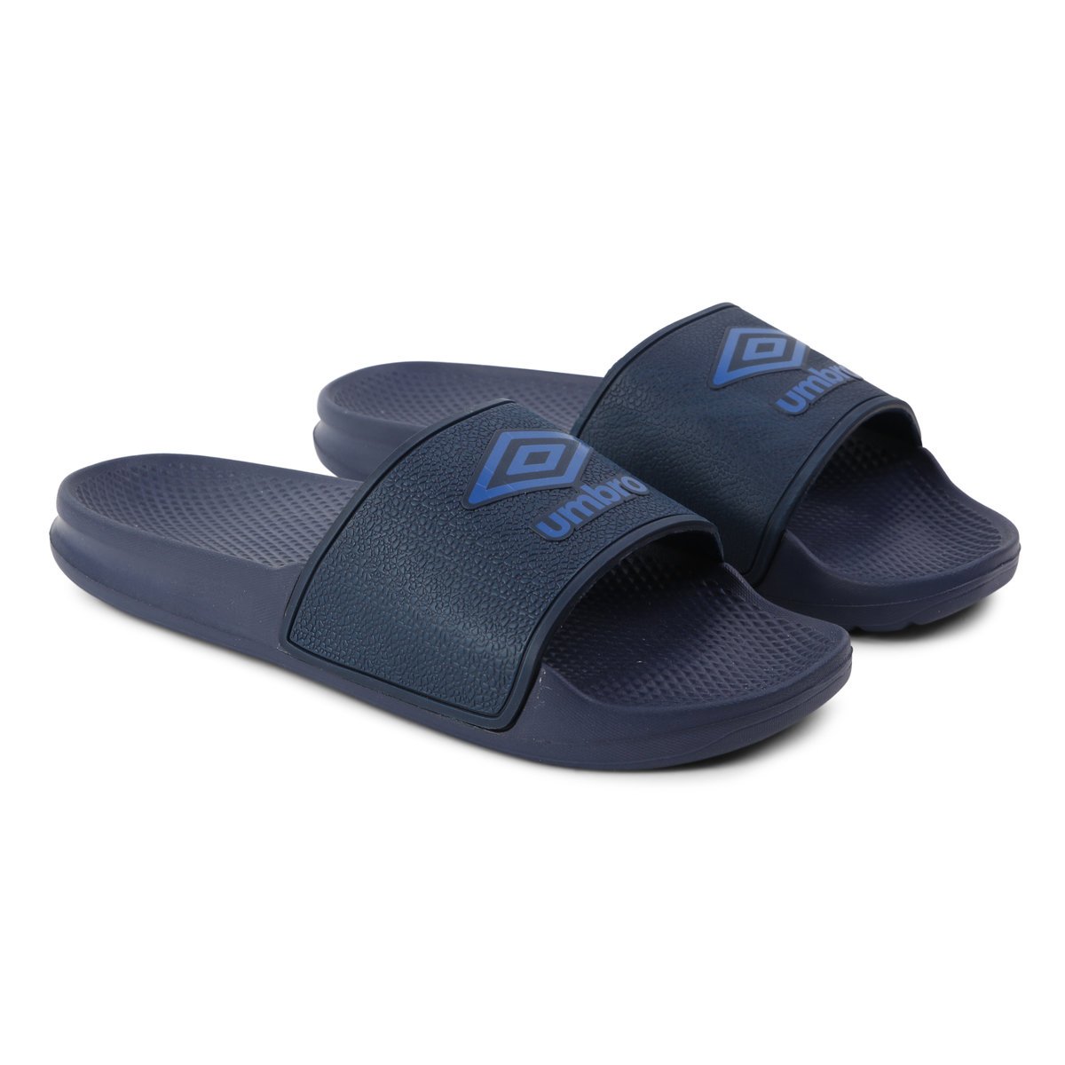 Navy / Royal Men\'s Umbro Squadra Comfort Slides Sliders | CA-04652