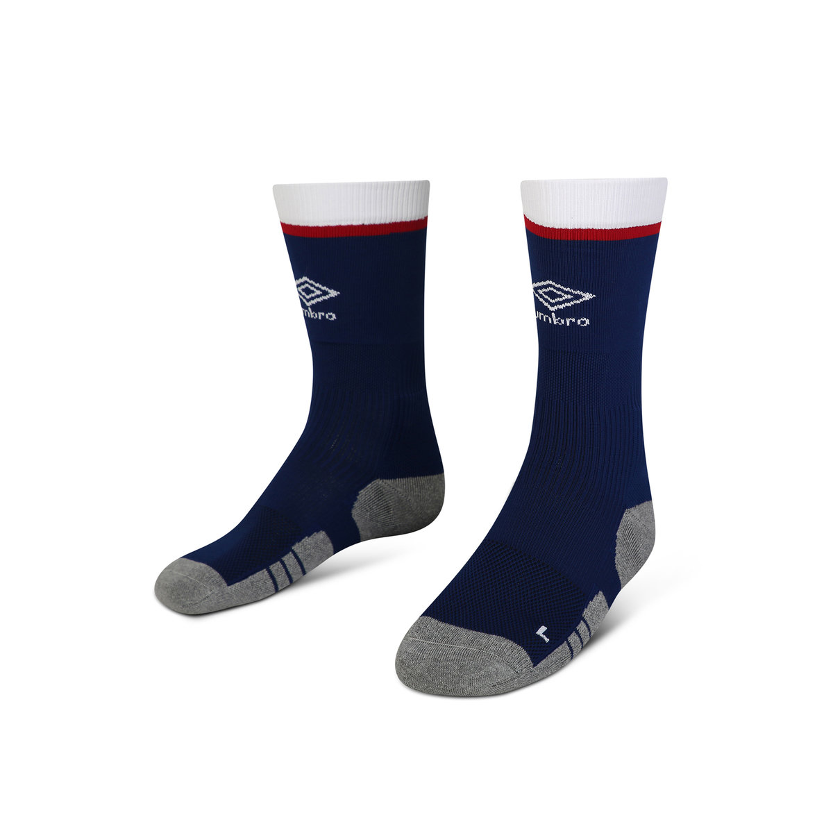 Navy Umbro Teamwear - Umbro England Rugby Football 22/23 Red Roses Home Mid Calf Sock Socks | CA-30921