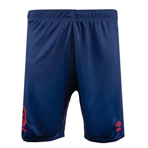 Navy Umbro Teamwear - Umbro Linfield FC Football 22/23 Away Short Junior Shorts | CA-69953