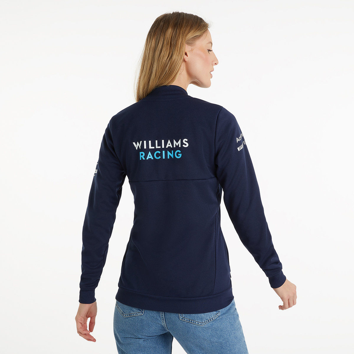 Navy Umbro Teamwear - Umbro Williams Racing Football '22 Presentation Jacket Jackets | CA-75462