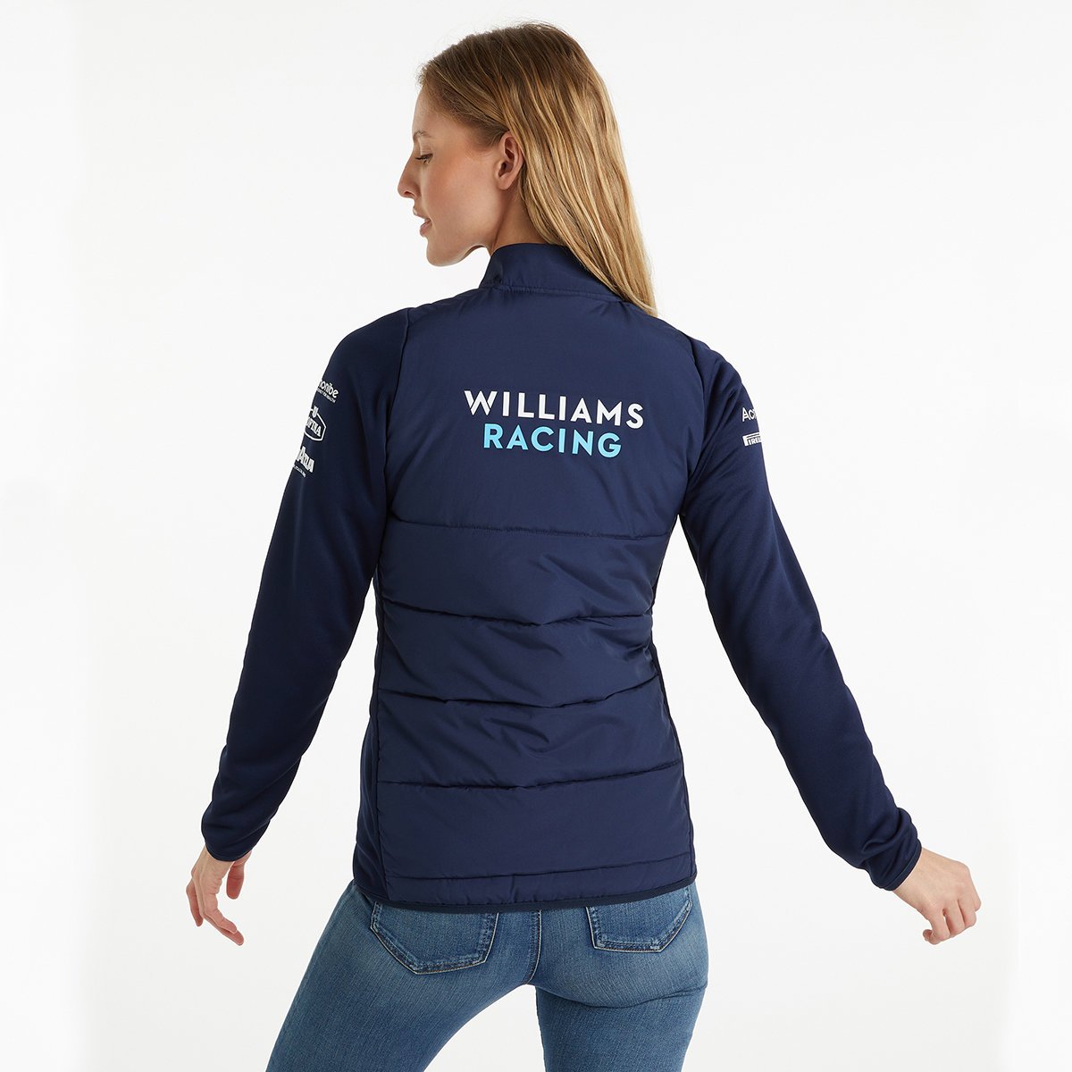 Navy Umbro Teamwear - Umbro Williams Racing Football '22 Thermal Jacket Jackets | CA-21287