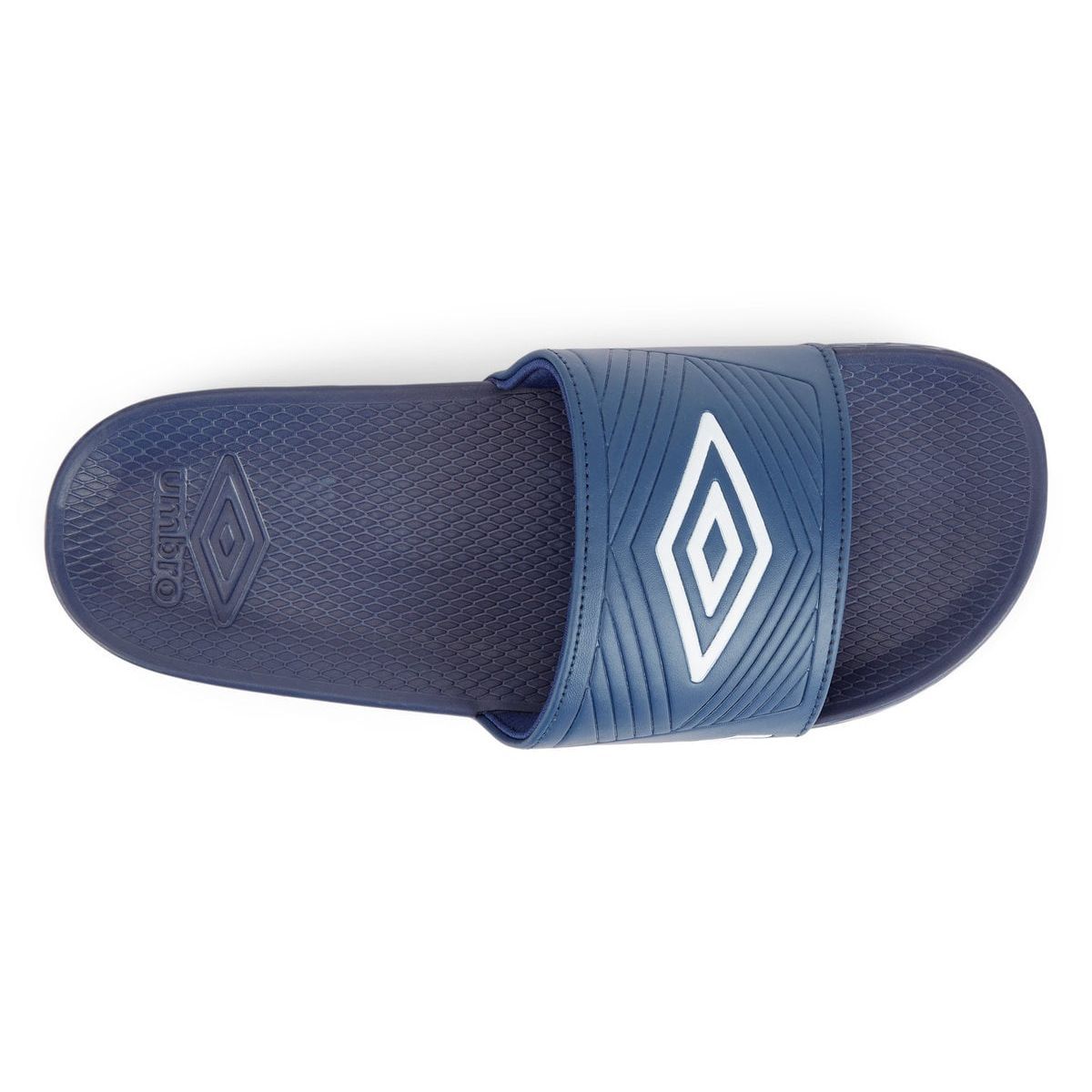 Navy / White Men's Umbro Equipe Recovery Slides Sliders | CA-09580