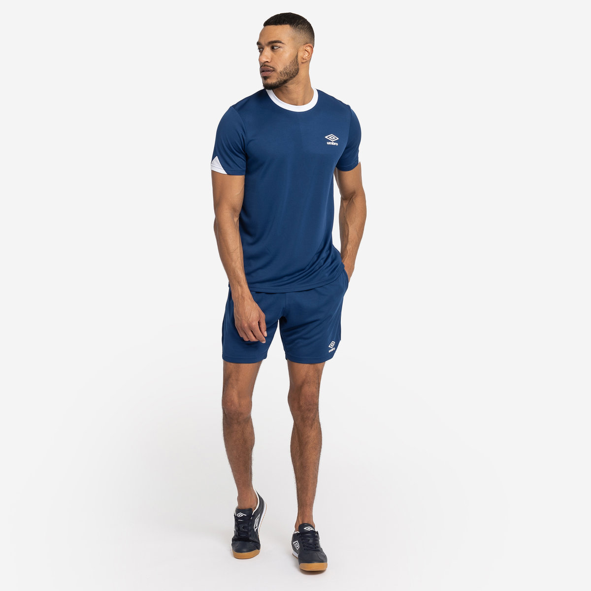 Navy / White Men's Umbro Total Training Jersey Jersey | CA-65826