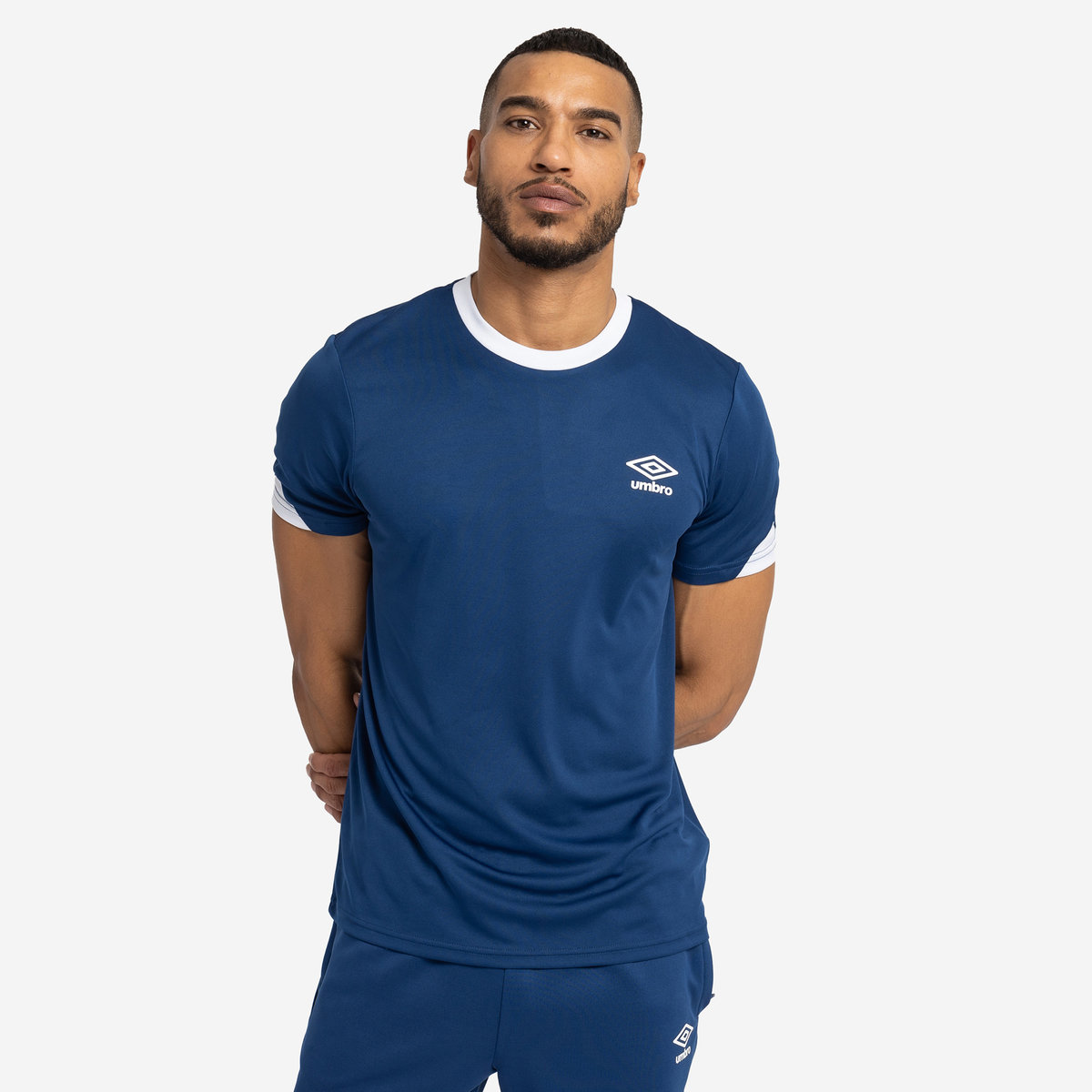 Navy / White Men\'s Umbro Total Training Jersey Jersey | CA-65826