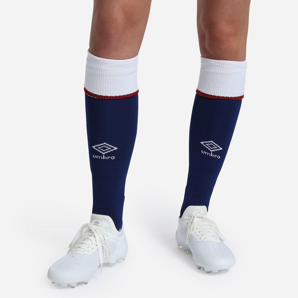 Navy / White Umbro Football Red Roses 22/23 Home Sock Socks | CA-68990