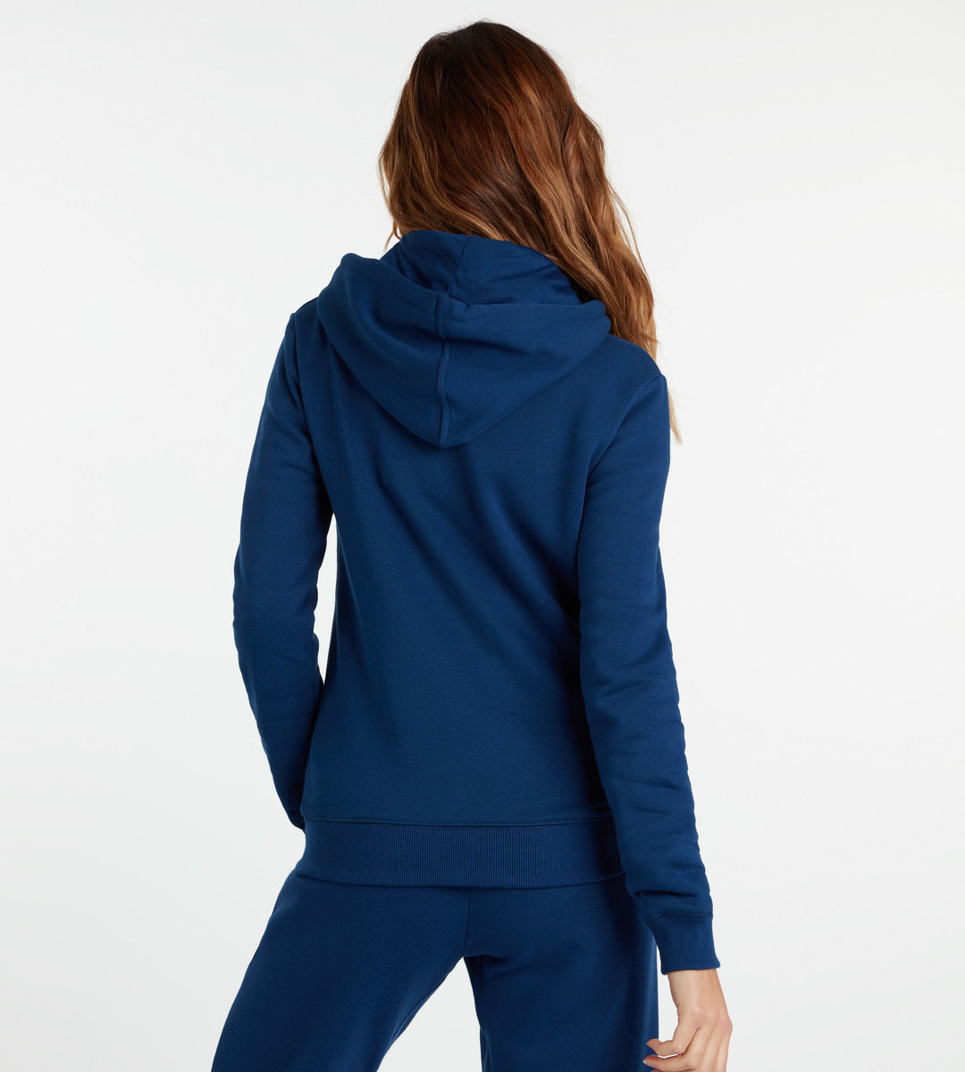 Navy / White Women's Umbro Club Leisure ZT Hoodie Hoodies | CA-45842