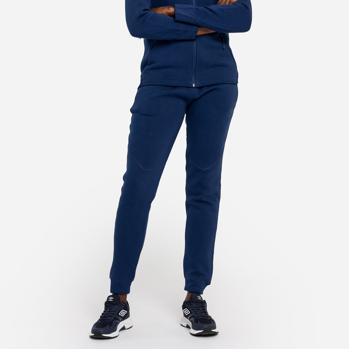 Navy Women\'s Umbro Pro Fleece Elite Pant Trousers | CA-42076