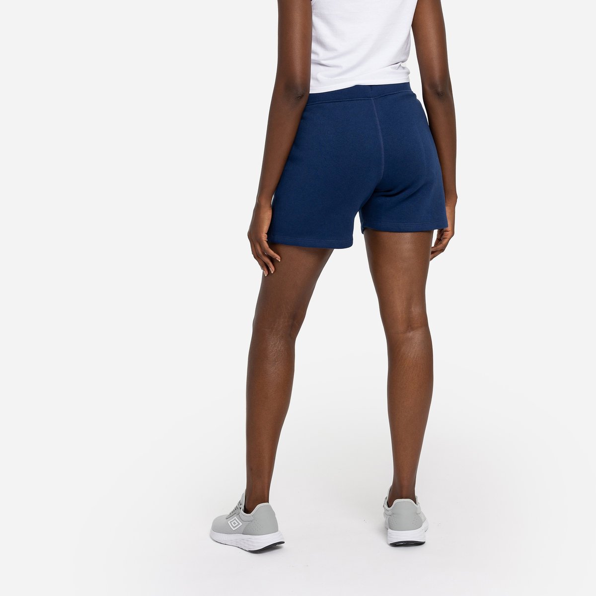 Navy Women's Umbro Pro Fleece Elite Short Shorts | CA-06231