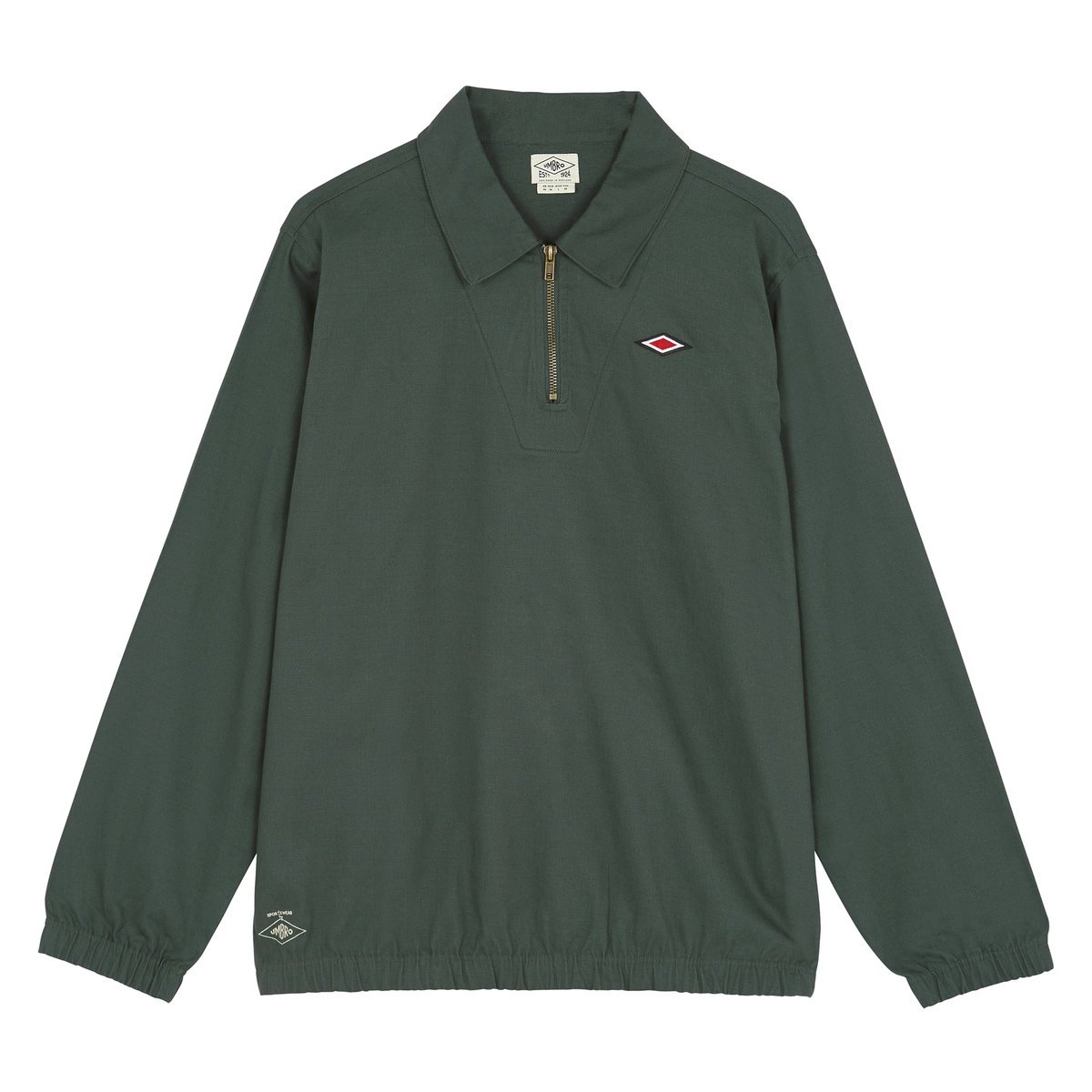 Olive Men's Umbro Drill Training Pullover Sweatshirts | CA-93619