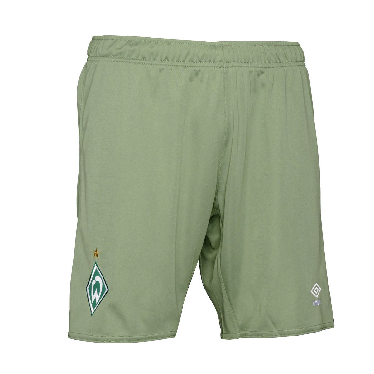 Olive Umbro Teamwear - Umbro Werder Bremen Football 22/23 Away Shorts Junior Football Shorts | CA-00150