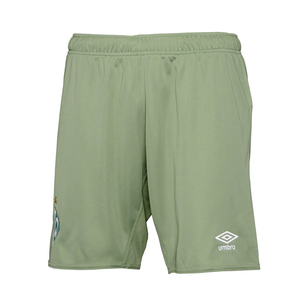 Olive Umbro Teamwear - Umbro Werder Bremen Football 22/23 Away Shorts Junior Football Shorts | CA-00150