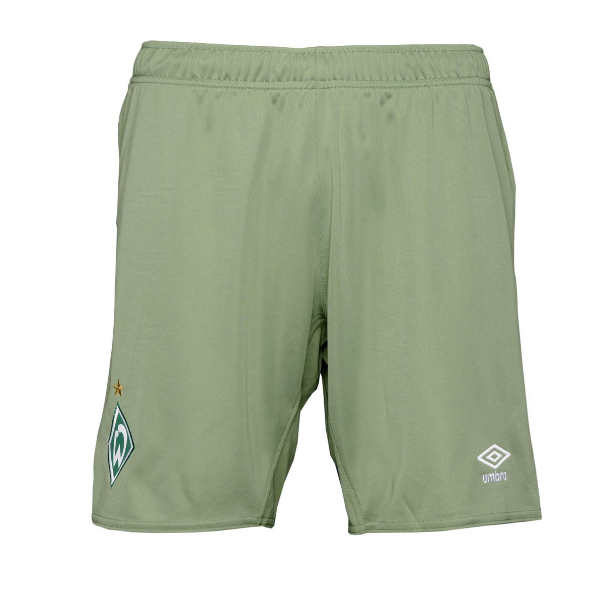 Olive Umbro Teamwear - Umbro Werder Bremen Football 22/23 Third Short Junior Football Shorts | CA-87659