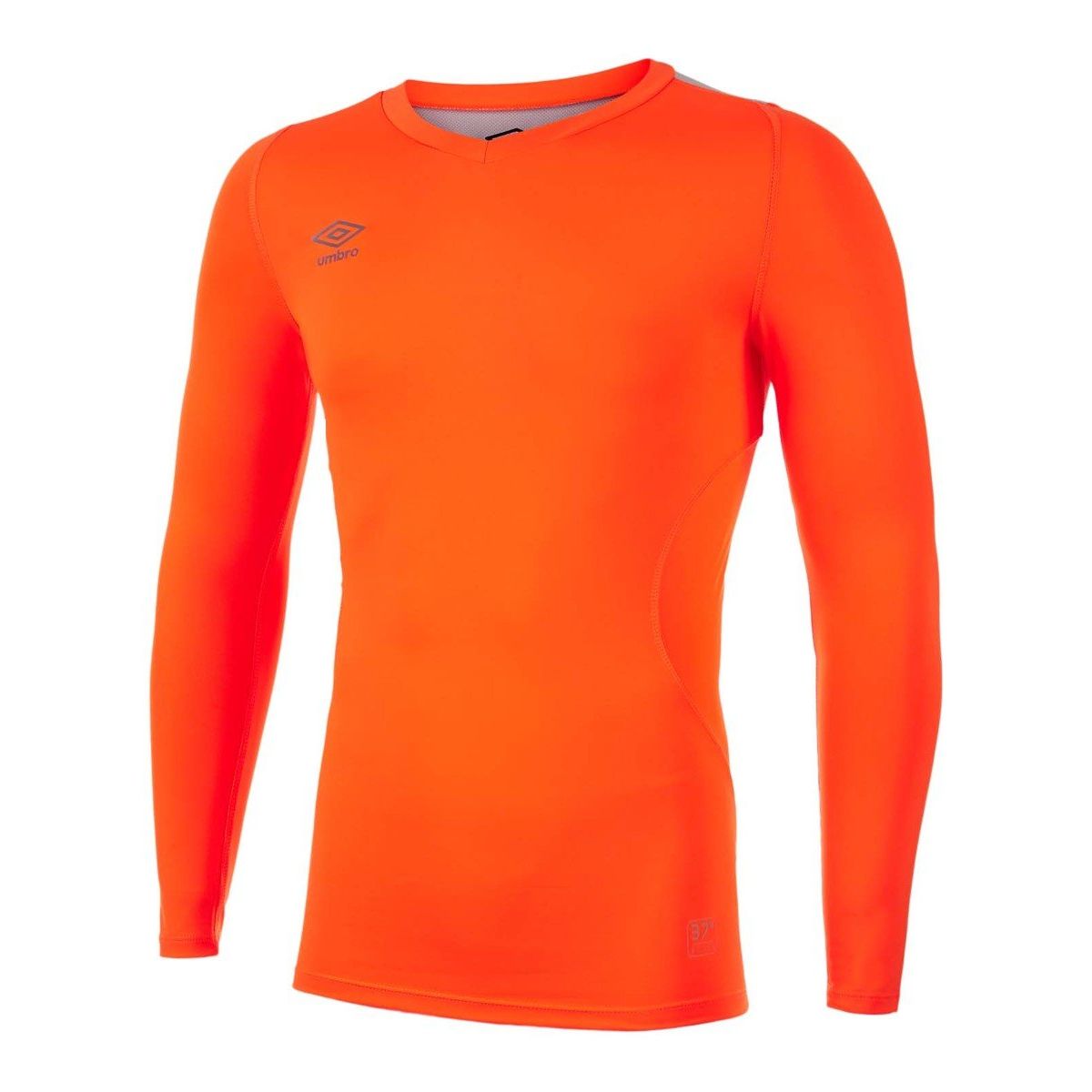 Orange Men\'s Umbro Elite V Neck Baselayer LS Baselayers | CA-62721