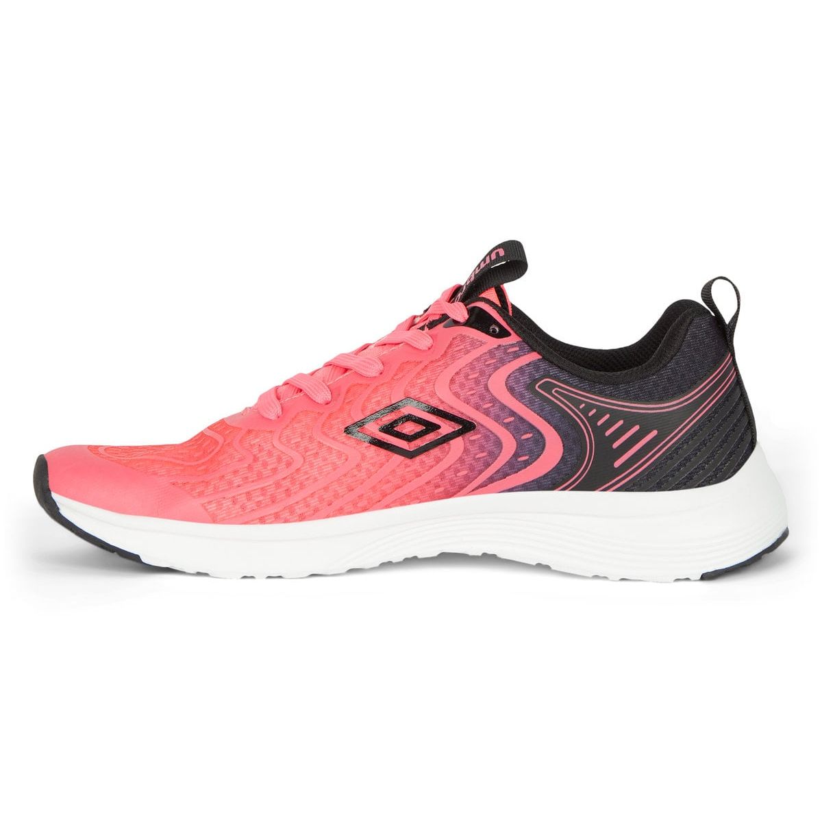 Pink / Black Women's Umbro Indigo Trainer Trainers | CA-67154