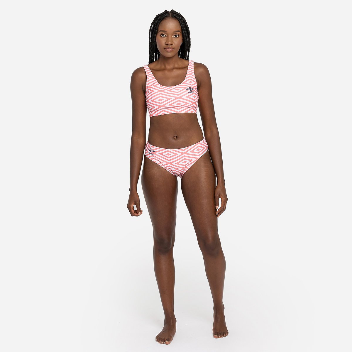 Pink Women's Umbro Printed Bikini Bikini | CA-35499