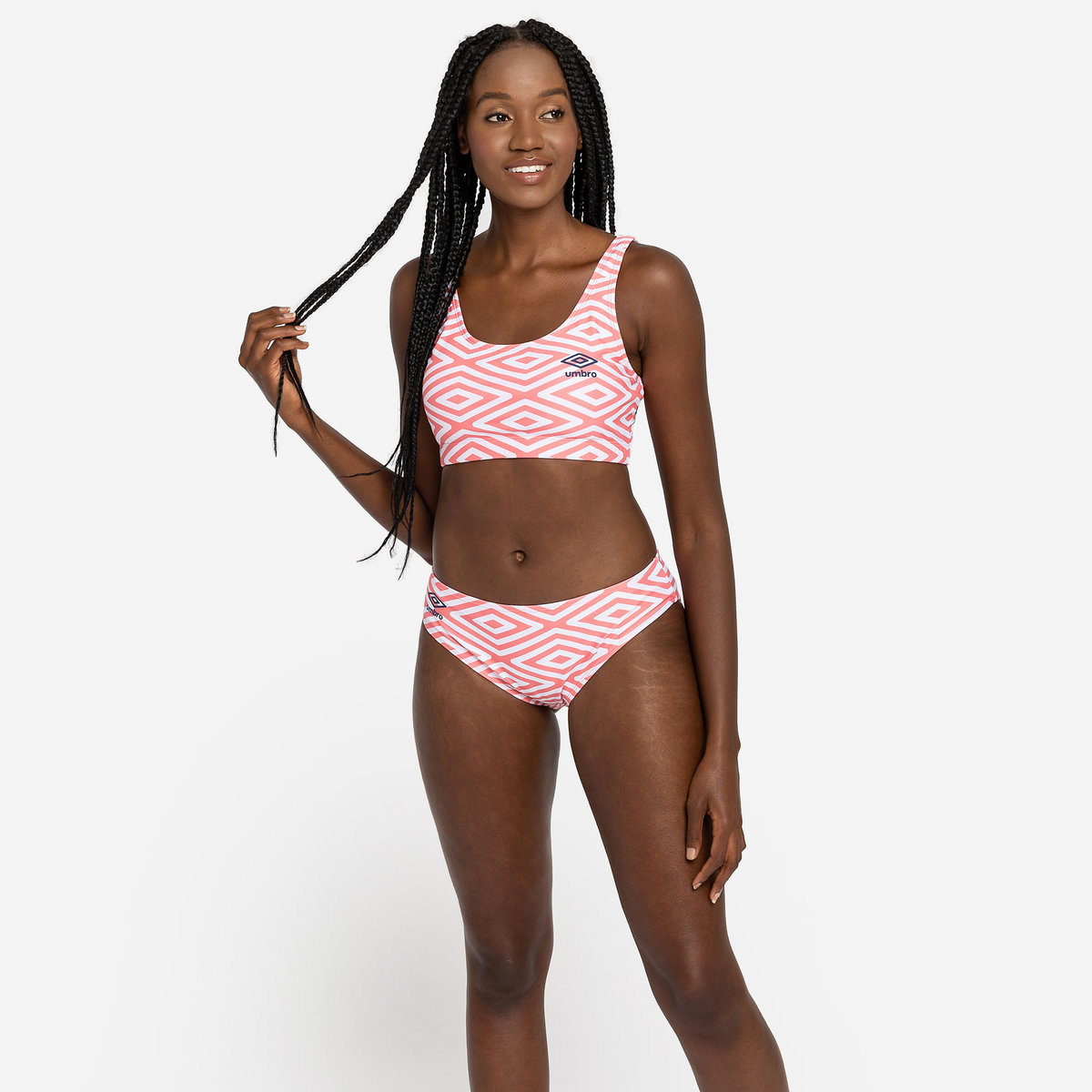 Pink Women\'s Umbro Printed Bikini Bikini | CA-35499