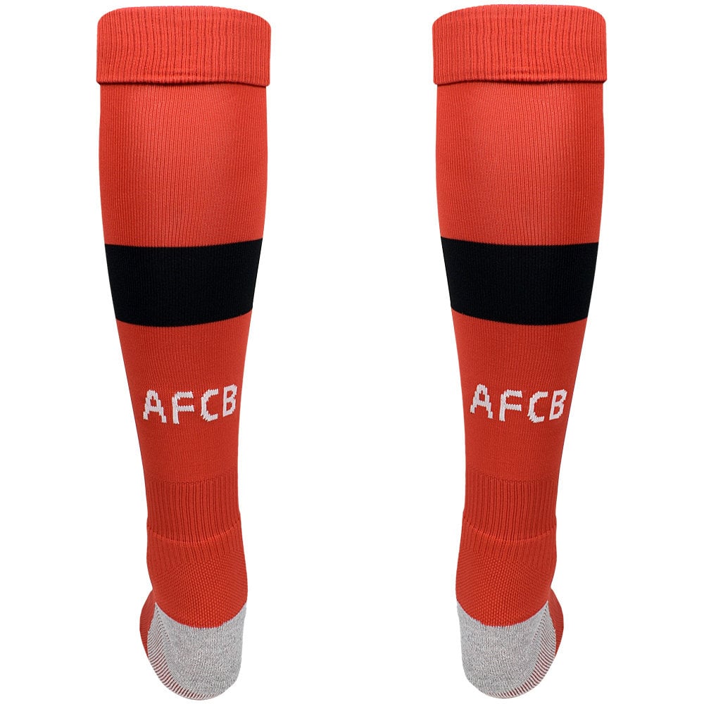 Red / Black Umbro Teamwear - Umbro AFC Bournemouth Football 22/23 Home Sock Football Socks | CA-19507