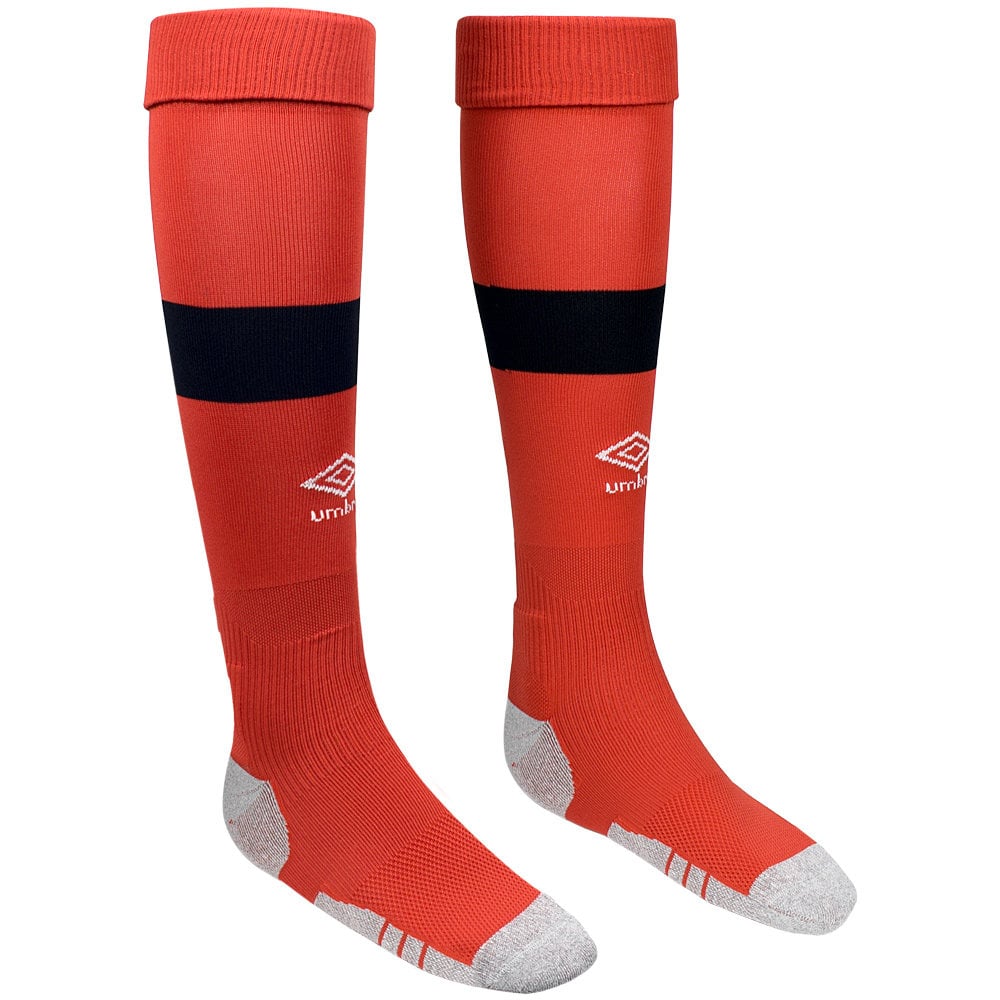 Red / Black Umbro Teamwear - Umbro AFC Bournemouth Football 22/23 Home Sock Football Socks | CA-19507