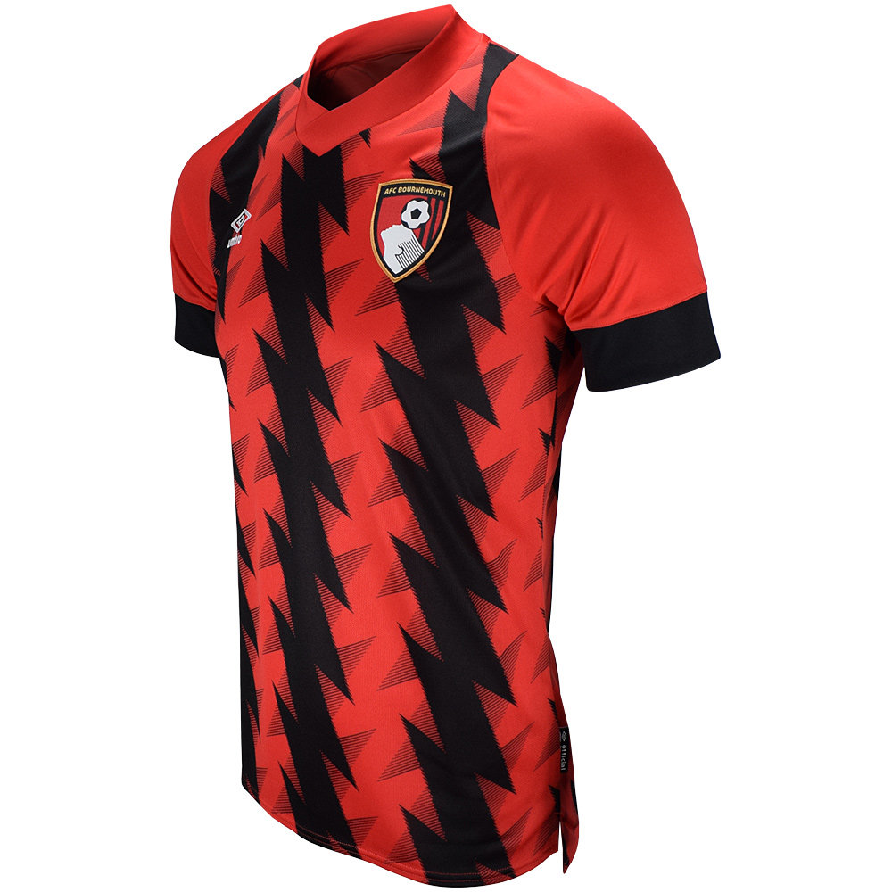 Red / Black Umbro Teamwear - Umbro AFC Bournemouth Football 22/23 Home Jersey Junior Football Jersey | CA-31536