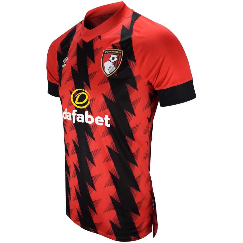 Red / Black Umbro Teamwear - Umbro AFC Bournemouth Football 22/23 Home Jersey Football Jersey | CA-47621