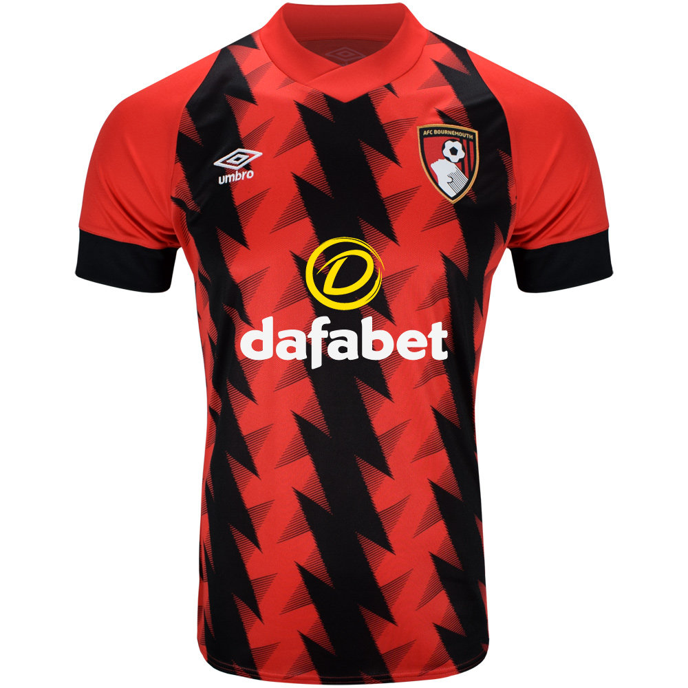 Red / Black Umbro Teamwear - Umbro AFC Bournemouth Football 22/23 Home Jersey Football Jersey | CA-47621