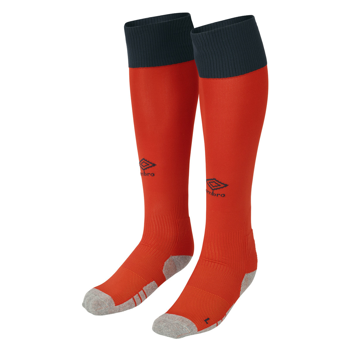 Red / Black Umbro Teamwear - Umbro Luton Town Football 22/23 Home Sock Football Socks | CA-10781