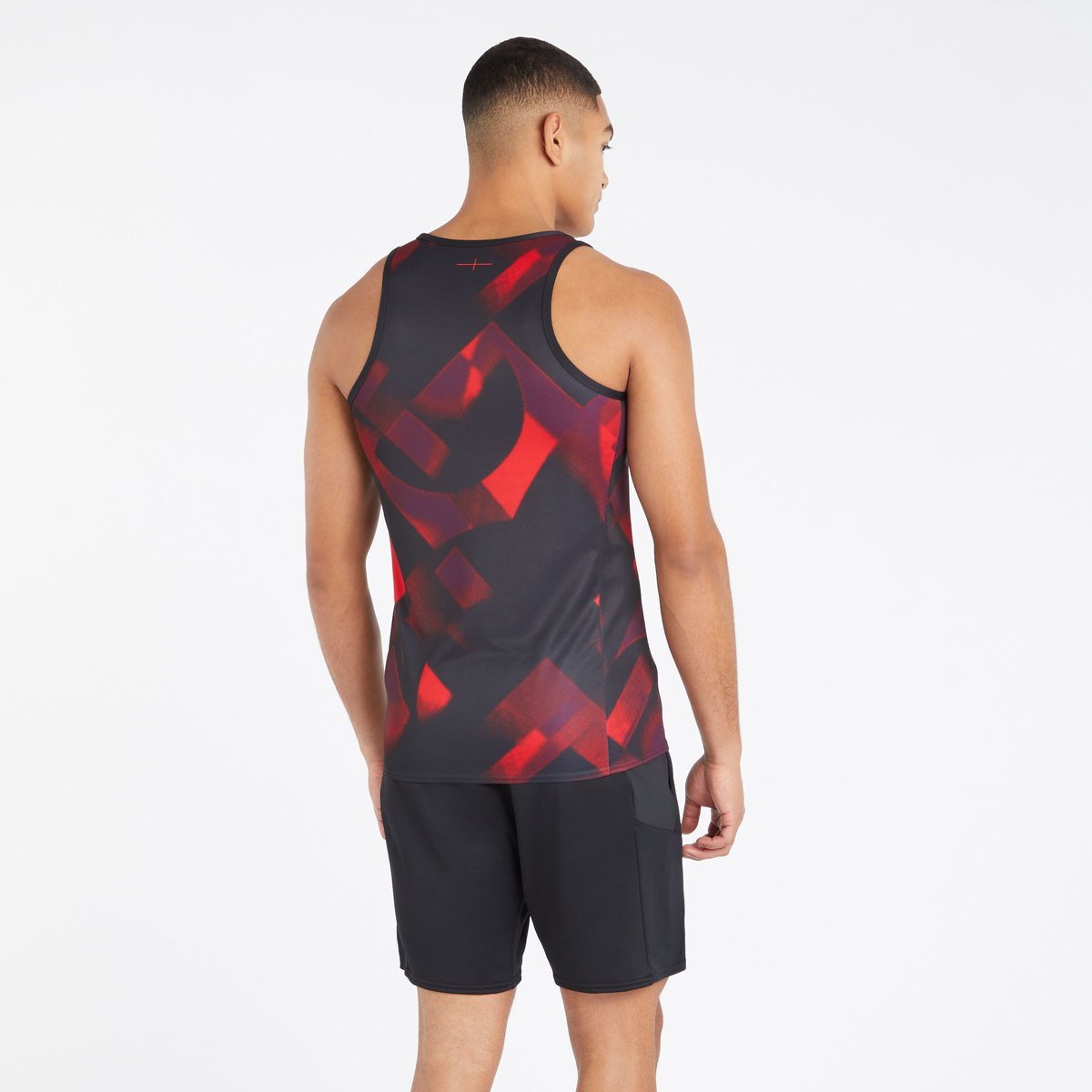 Red / Dark Purple / Black Umbro Teamwear - Umbro England Rugby Football 22/23 Gym Vest Vests | CA-32370