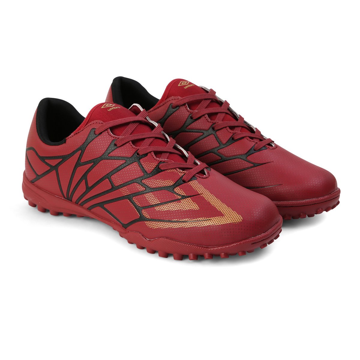 Red / Gold / Black Men's Umbro Velocita Alchemist Club TF Football Boots | CA-50315