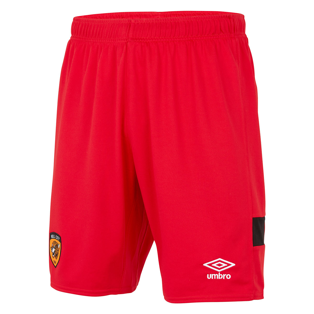 Red Umbro Football Hull 22/23 Away Short Junior Football Shorts | CA-83337