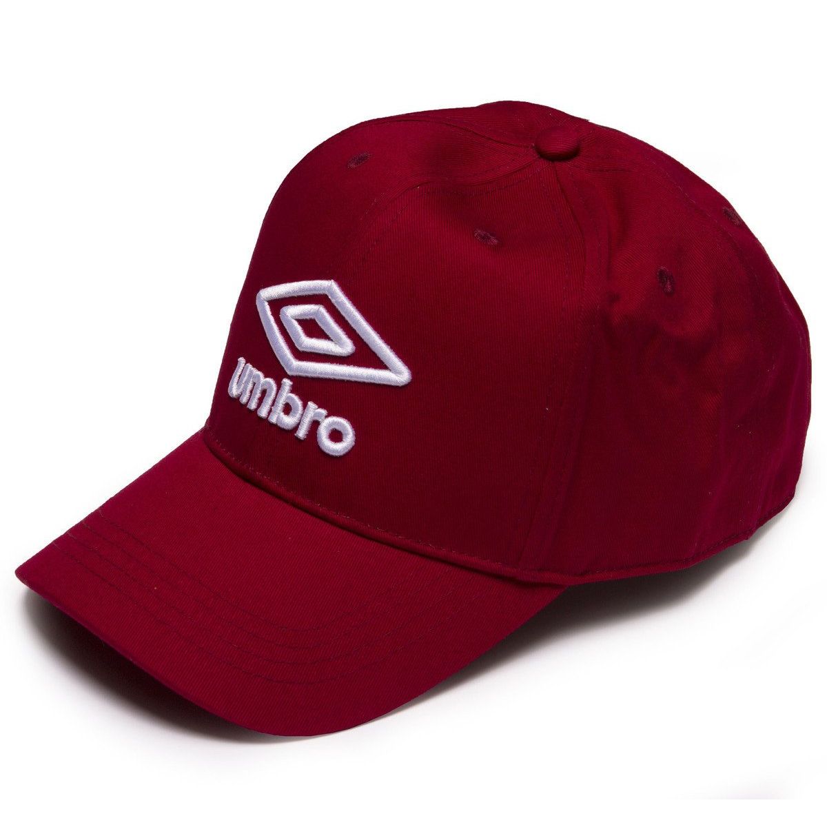 Red / White Kids\' Umbro Logo Cap Hats | CA-92510