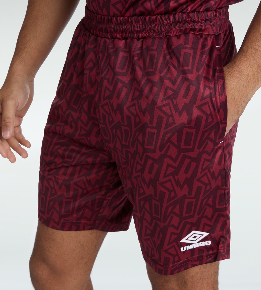 Red / White Men's Umbro Graffiti Shorts Shorts | CA-27166