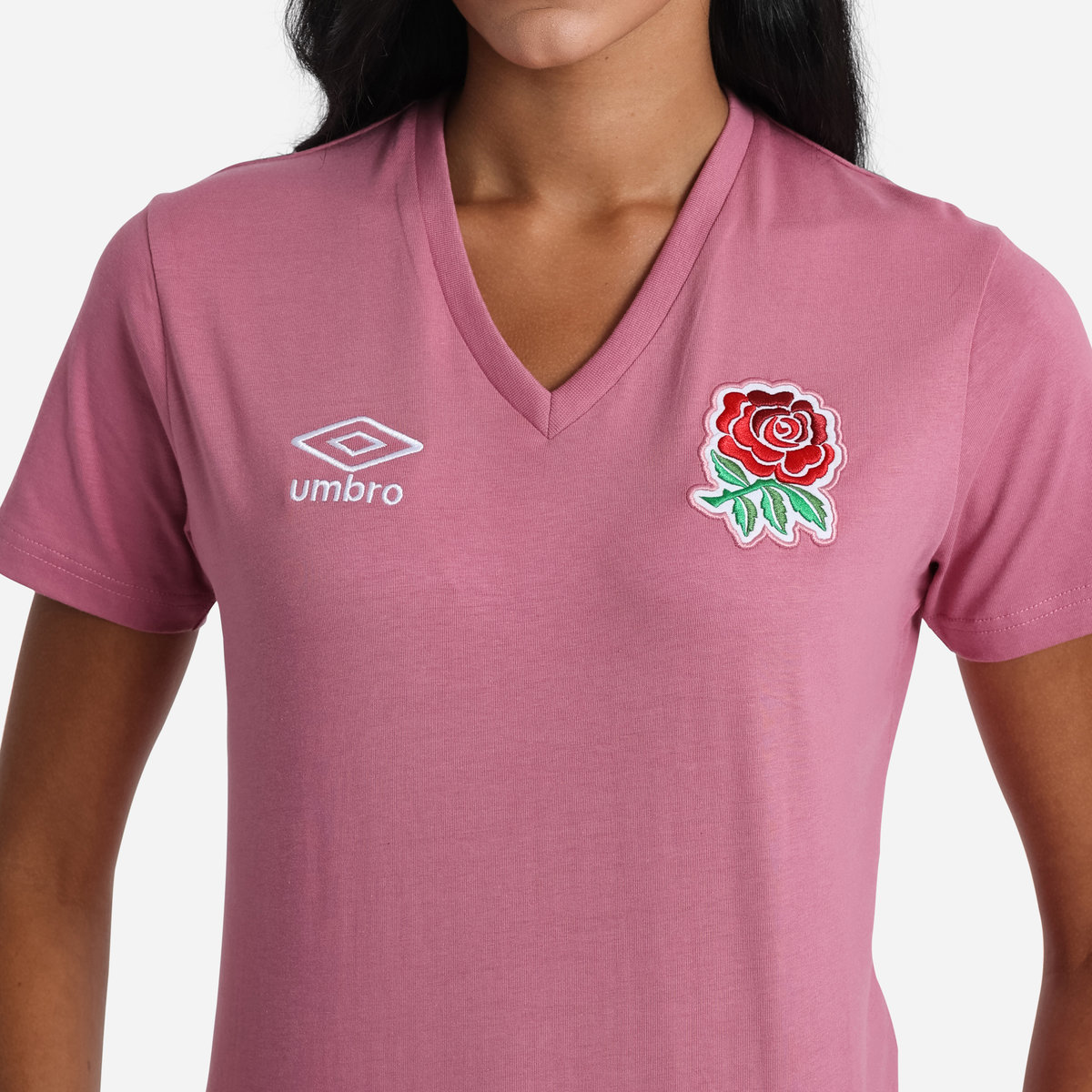 Rose Umbro Teamwear - Umbro England Rugby Football Classic Tee T Shirts | CA-85967