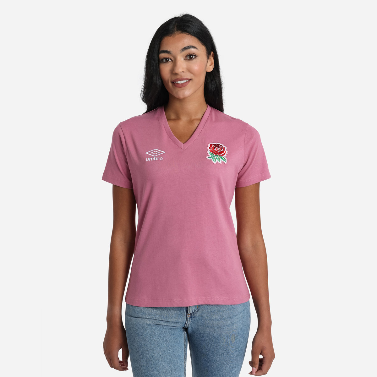 Rose Umbro Teamwear - Umbro England Rugby Football Classic Tee T Shirts | CA-85967