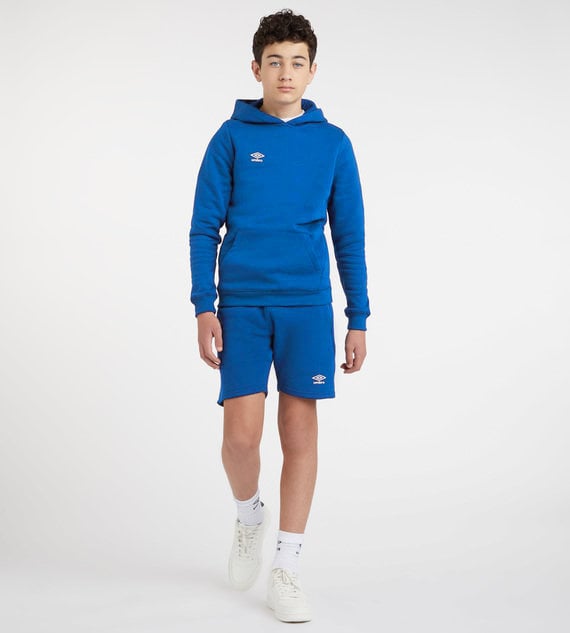 Royal / White Kids' Umbro Club Leisure Hoody Junior Hoodies | CA-79319