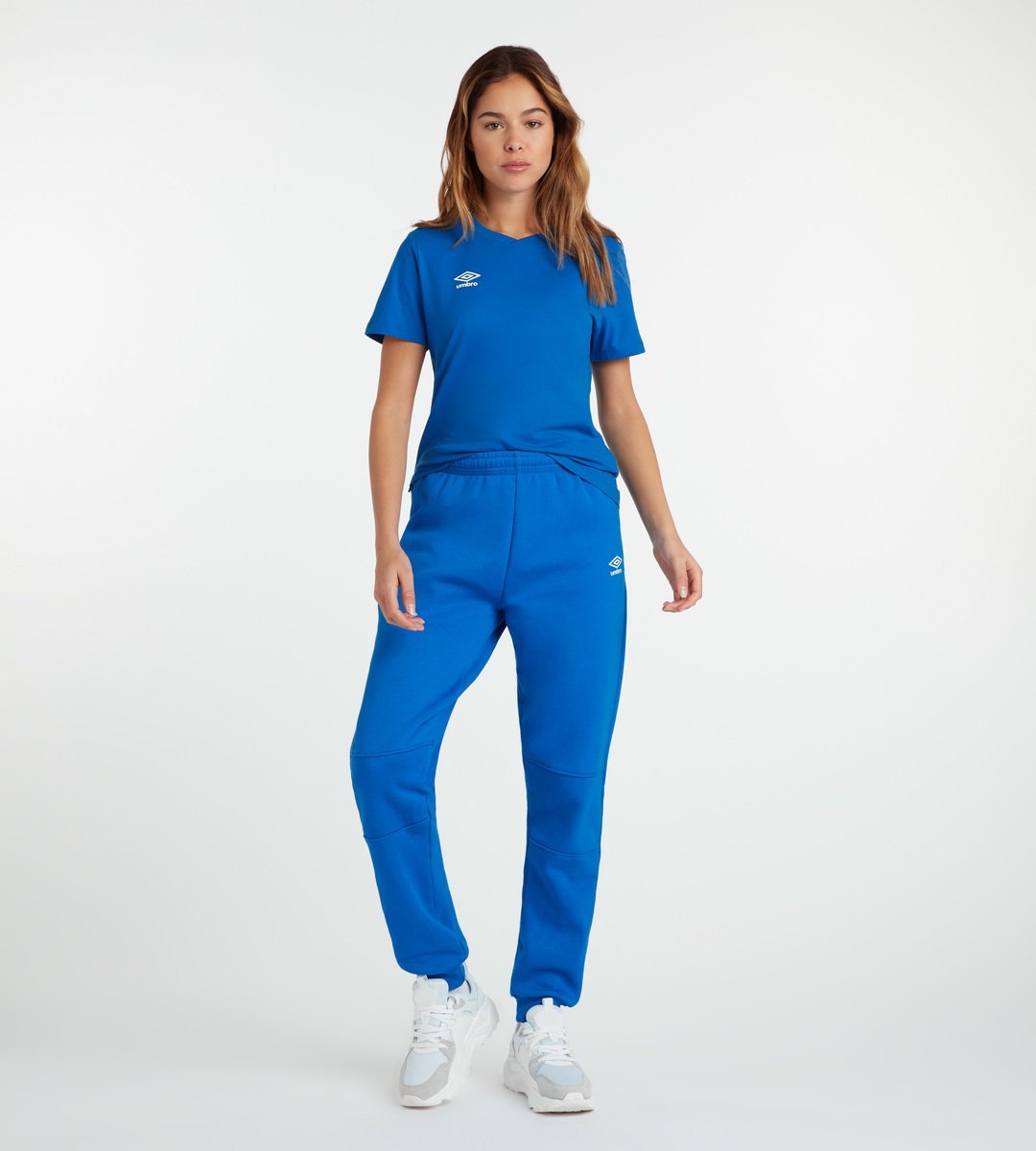 Royal / White Women's Umbro Club Leisure Jogpant Trousers | CA-27714