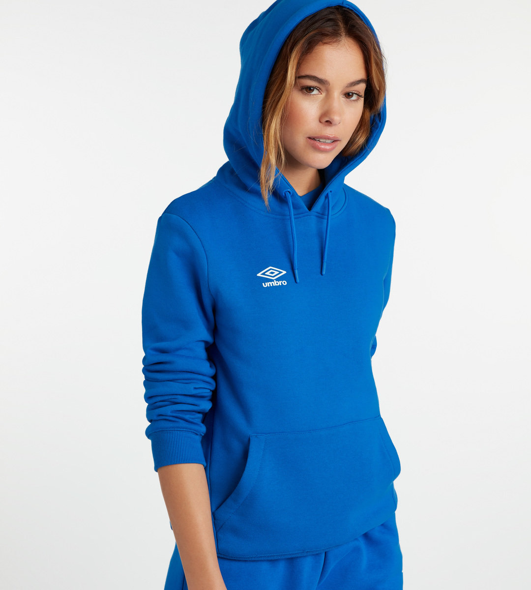 Royal / White Women's Umbro Club Leisure Hoody Hoodies | CA-40366